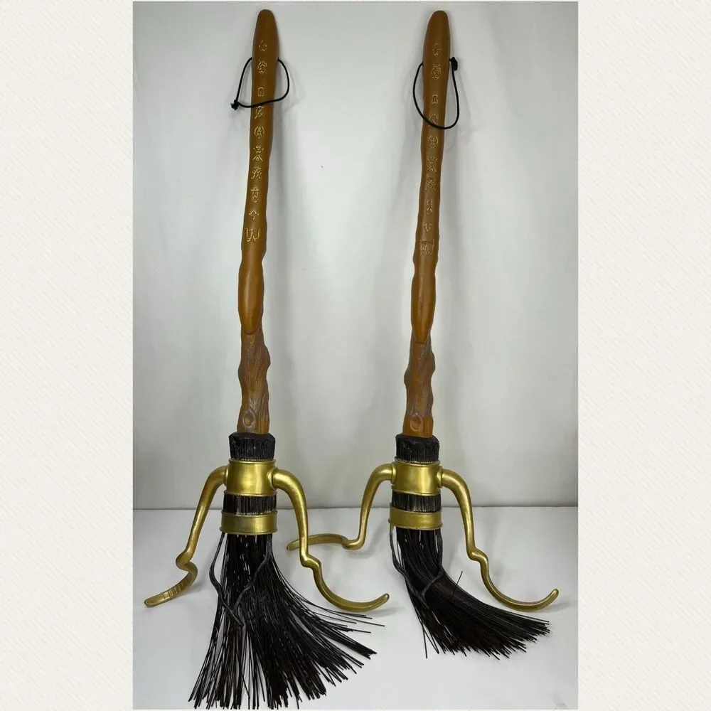Harry Potter Firebolt Broom Quidditch Set 36” Nimbus Halloween Cosplay Costume - Picture 1 of 8